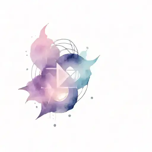 Connection And Rose Quartz With Amethyst Undertone Symbol