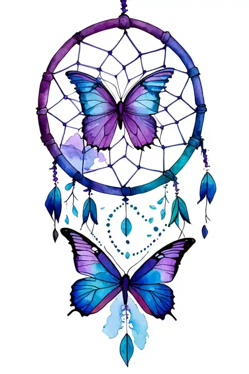 Butterfly Dream Catcher