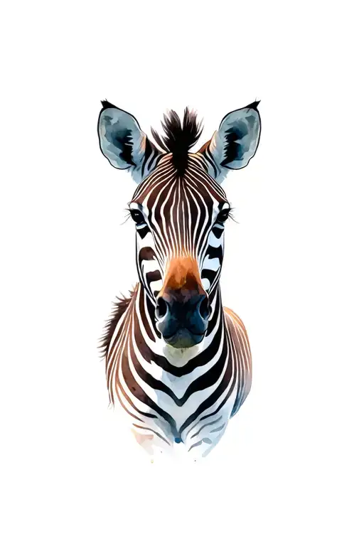 Zebra With A Cross