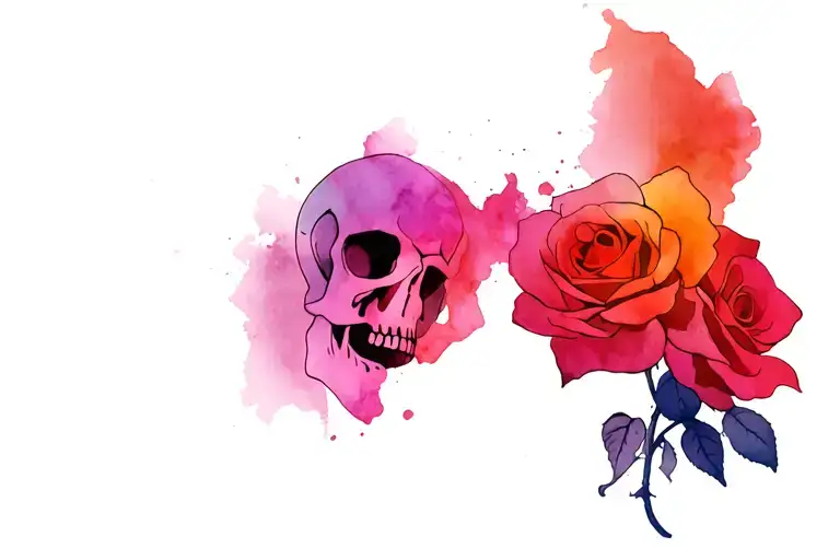 Skull And Roses