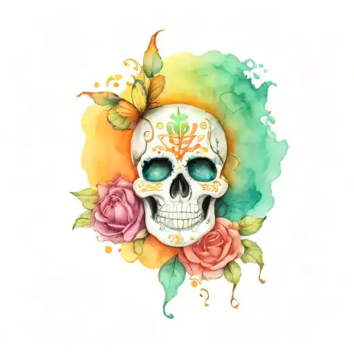 Sugar Skull Scorpio Sun