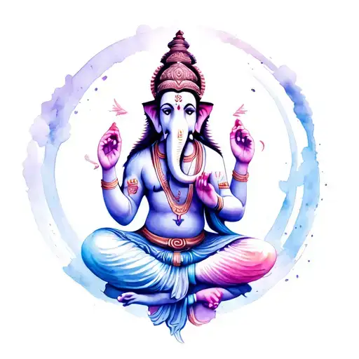 Ganesh Rotating Lord Shiva
