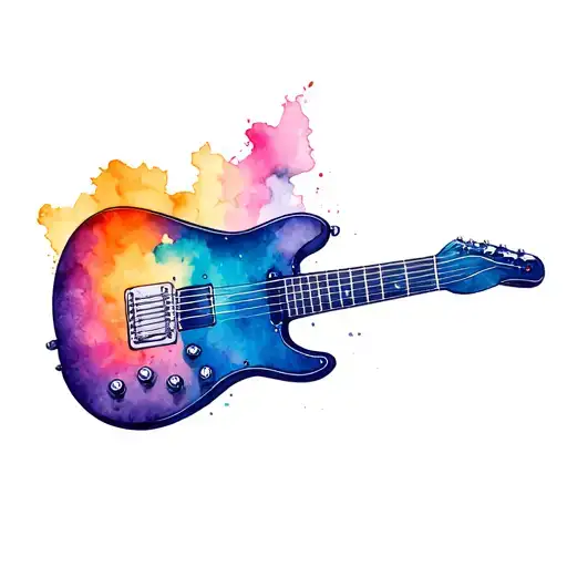 Minimalist Guitar That Represents Energy