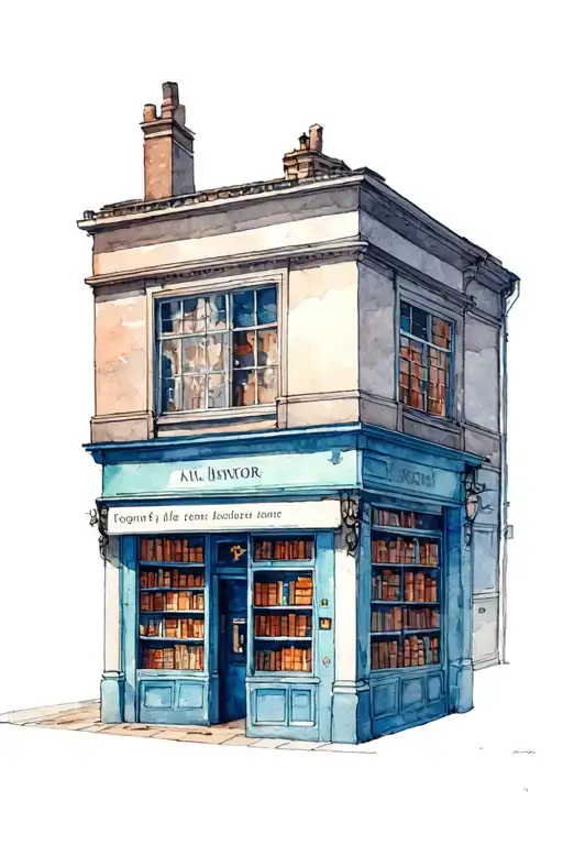 European Bookstore Front View