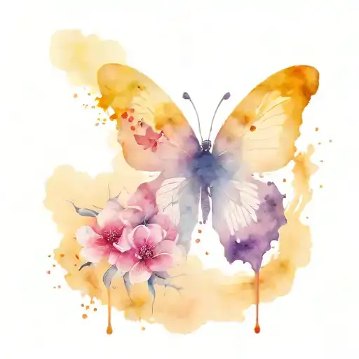 Butterfly With Semi Colon