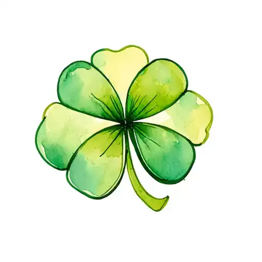 Whimsical Four Leaf Clover