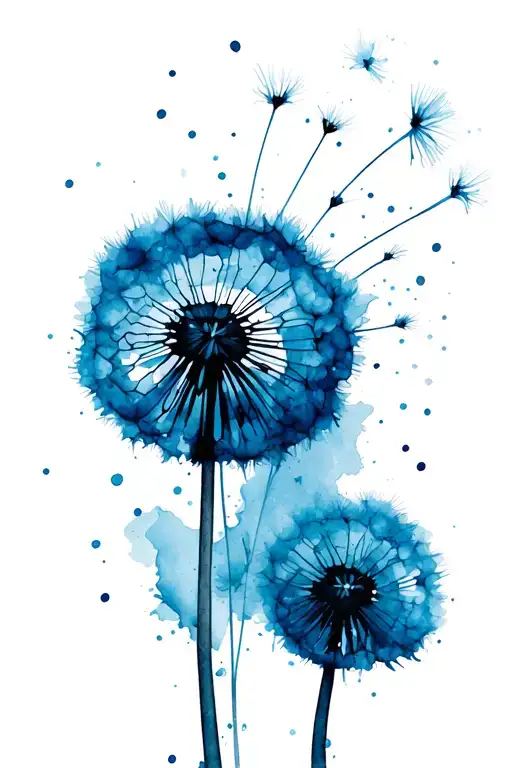 Dandelion Blowing