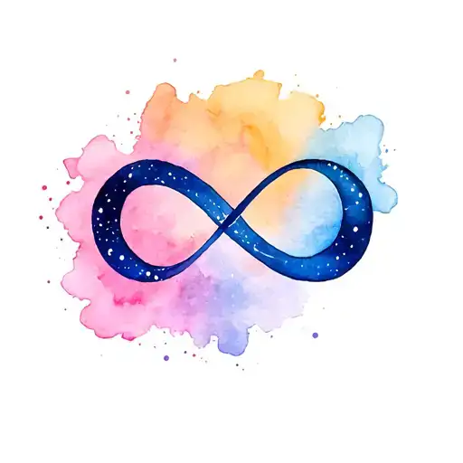 Infinity Symbol With Space Inside