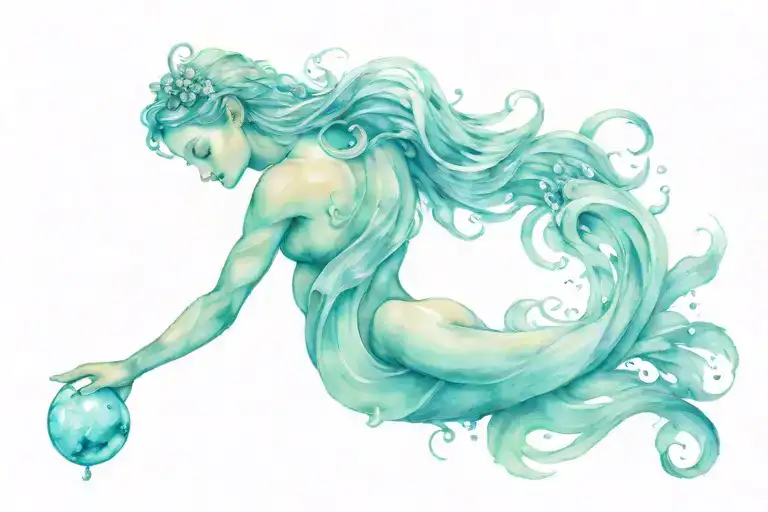 Aquarius Water Bearer Pouring