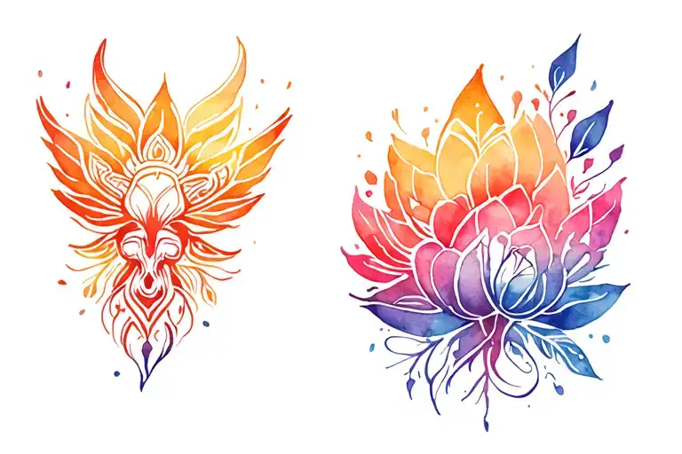 Tribal Tattoo Depicting