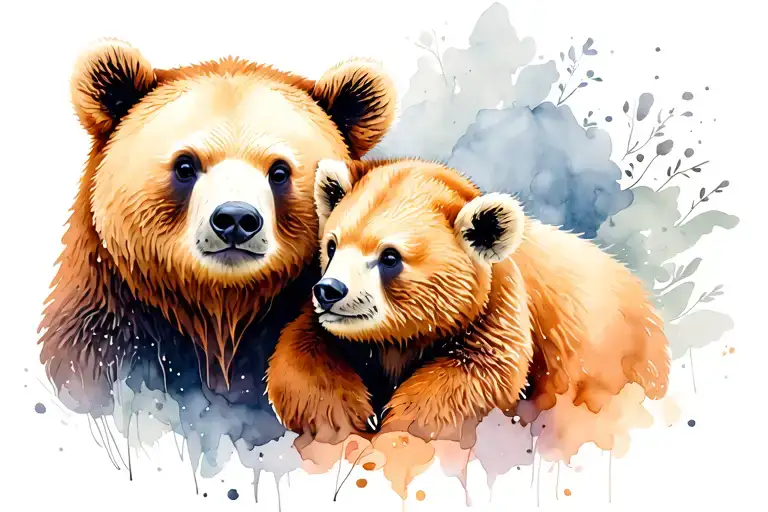 Bear And Cub