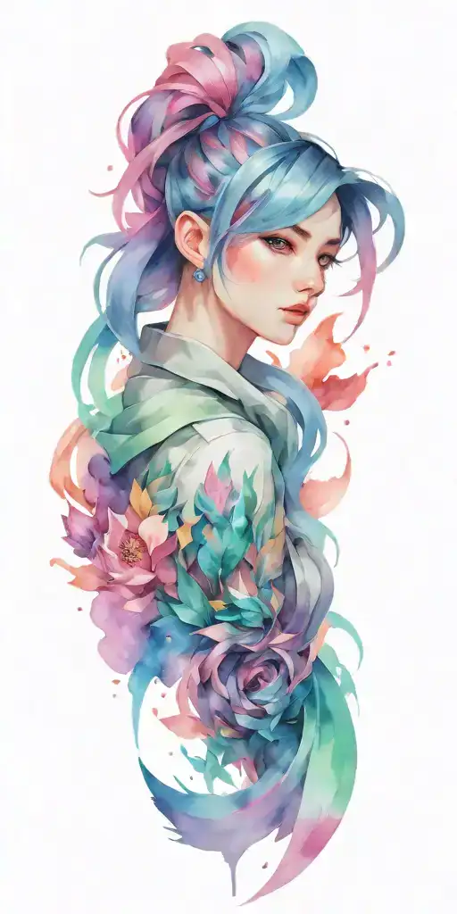 Tattoo With Characters From League Of Legends