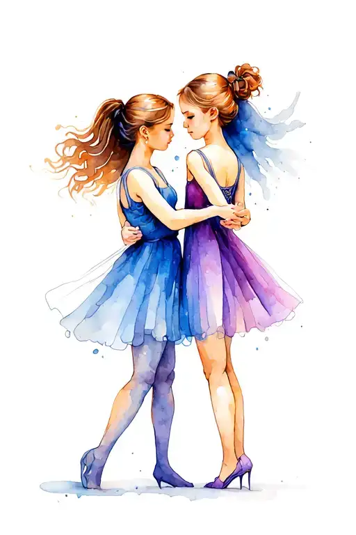 Girls Dancing Together