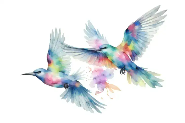 Birds Flying