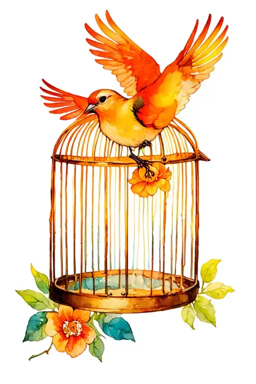 Phonix Escaping Bird Cage
