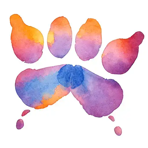 Butterfly Paw Print