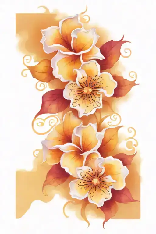 Day Of The Dead Flowers Wrapped