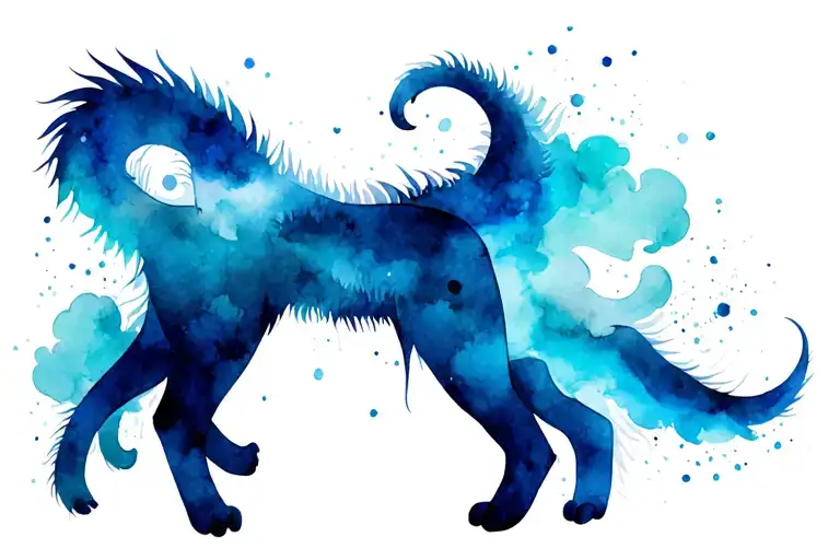 Fantasy And Nuves Animals With Intercalations