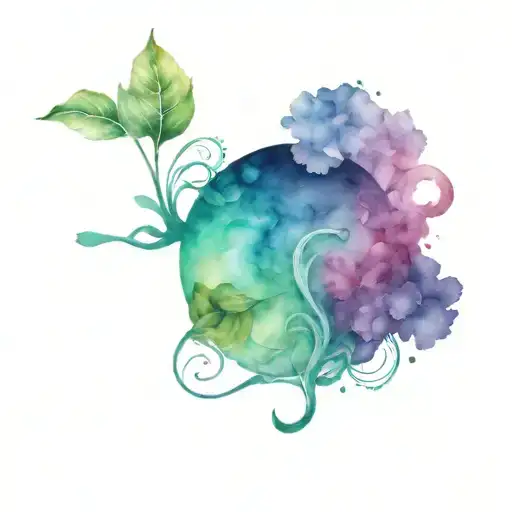 4 Earth Elements Intertwined