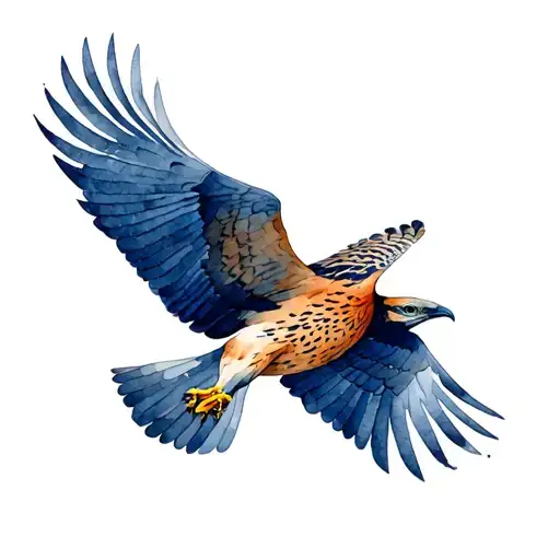 Falcon Flying