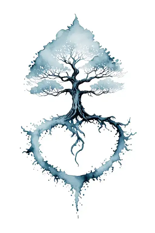 Yggdrasil Tree Black