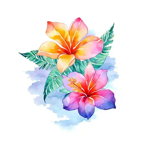 Gemini Hawaiian Theme With Sky