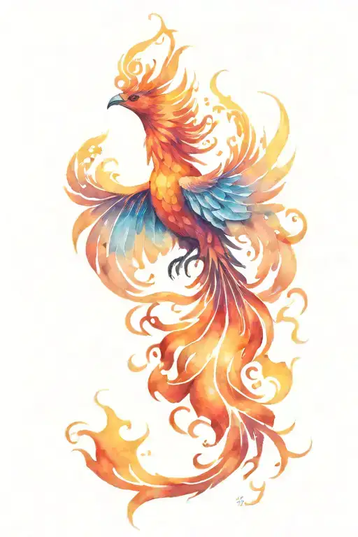 Fiery Phoenix Emerging