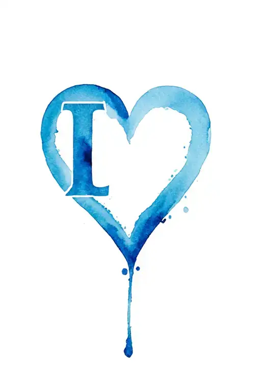 Heart With Initial L And C