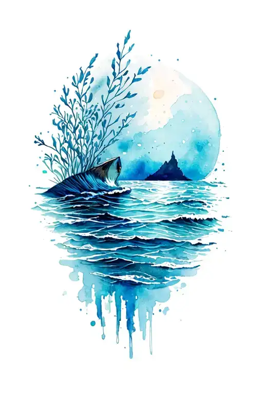 Ocean Theme Leg Sleeve