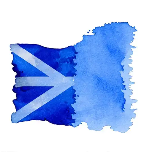 Half England And Half Barbados Flag Waving