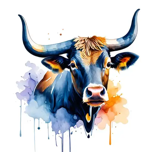 Bull And Scale Balanced