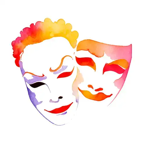 Comedy And Tragedy Masks