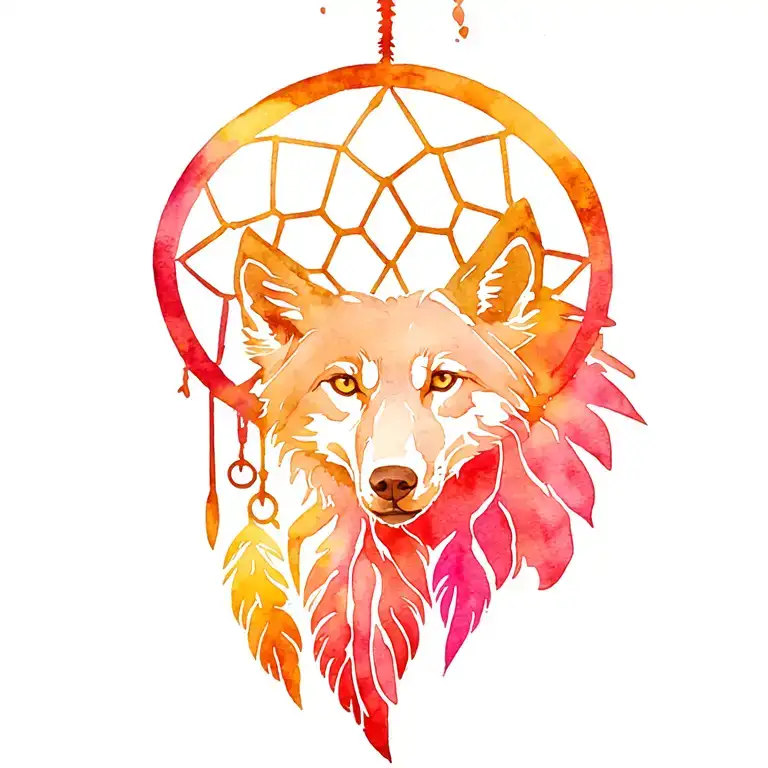 Wolf Dreamcatcher