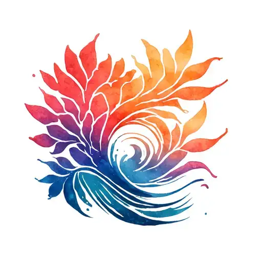 Zen Aesthetic Patterns And Waves With Sheika Patterns From Breath Of The Wild