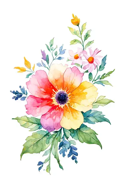 Birth Flower Intertwined