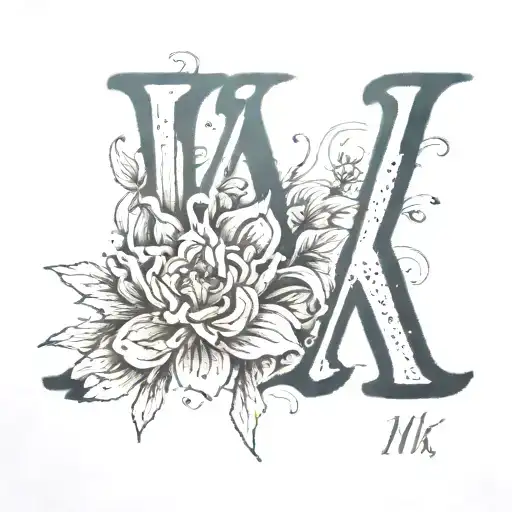 Nk Written In A Way That N Is Hidden And K Is Visible