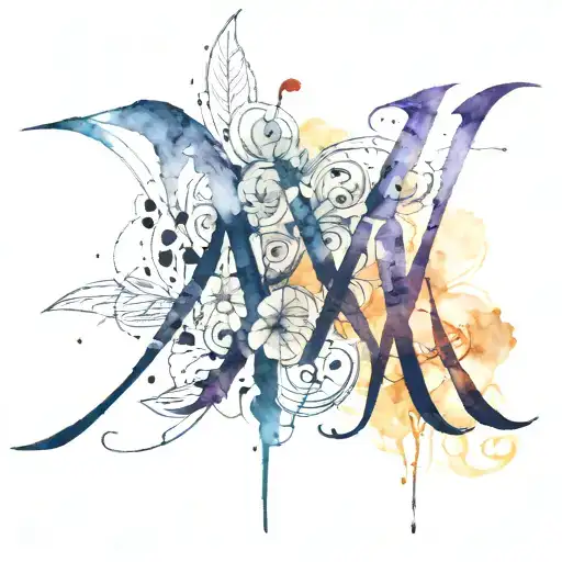 Nk Written In A Way That N Is Hidden And K Is Visible