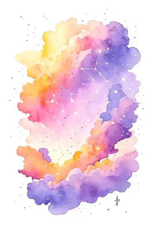 Bids And Sky Filled With Constellations