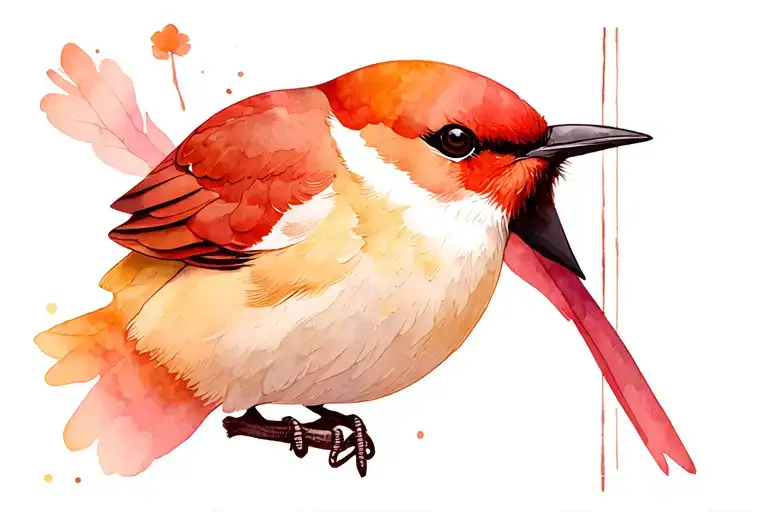 A Minimal Tattoo With 1958 And A Bird