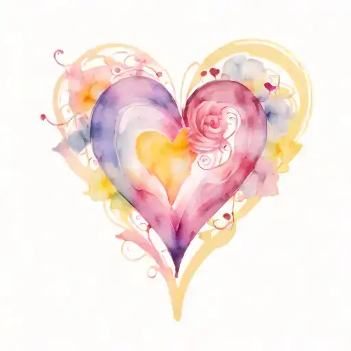 Heart With The Names Kimberly And Migual