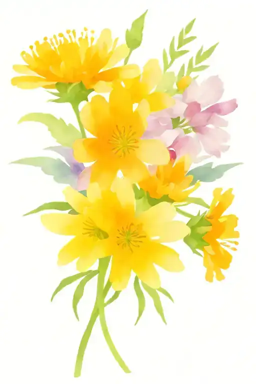 Aster Flower Bouquet