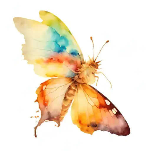 Buterfly Actrective Tatoo For Graphic