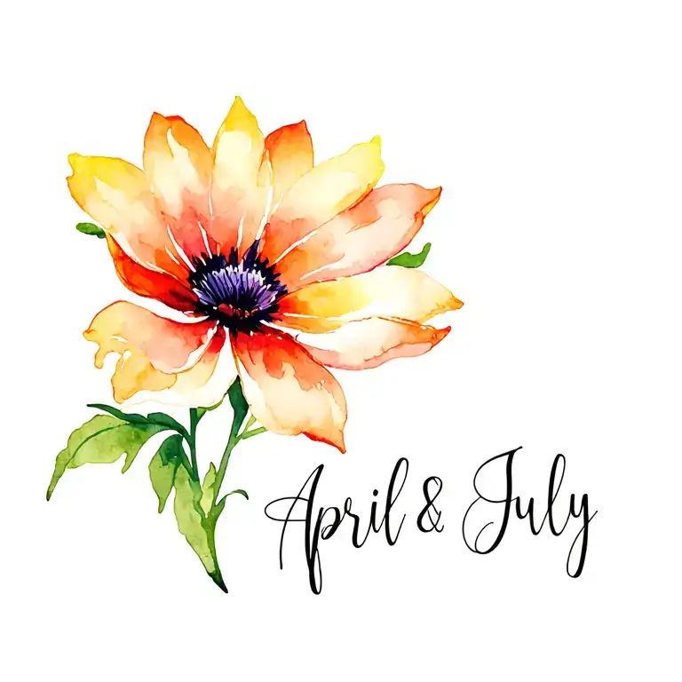 April And July Birth Flower