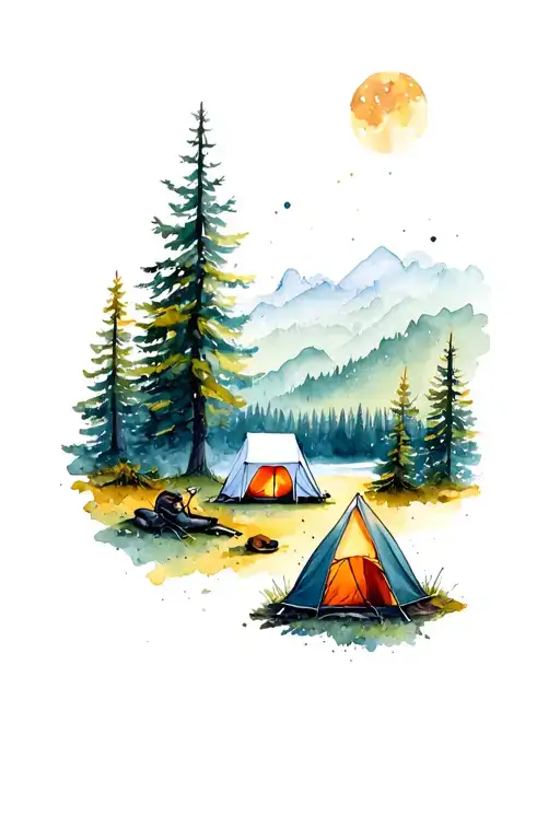 Camping Scene