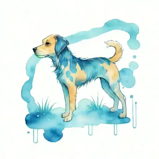 My Dog Surrounded My Rain