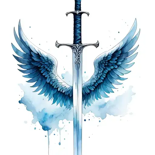 Wings Behind Sword