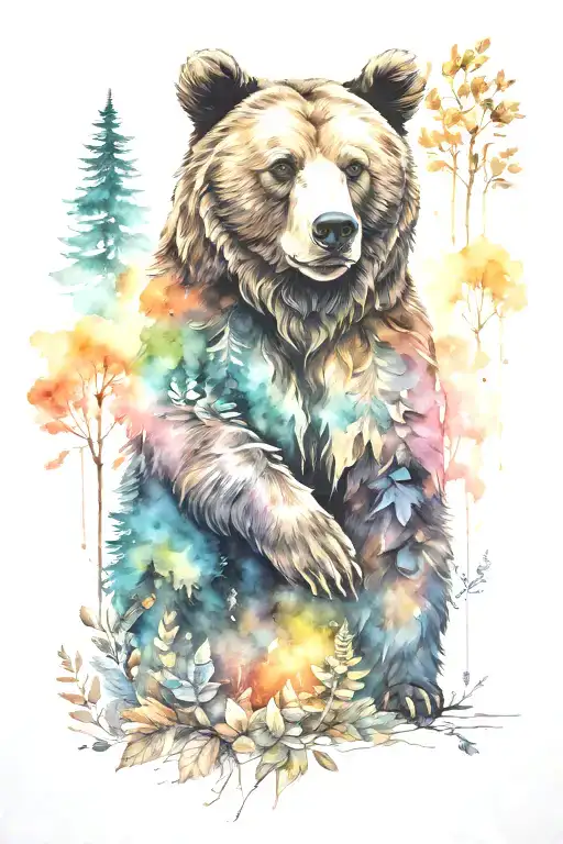 Bear Woods Nightfall