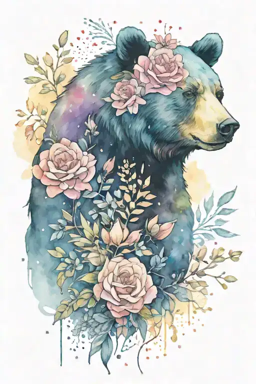 Bear Nightfall Flowers