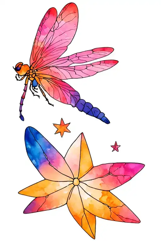 Star And Dragonfly