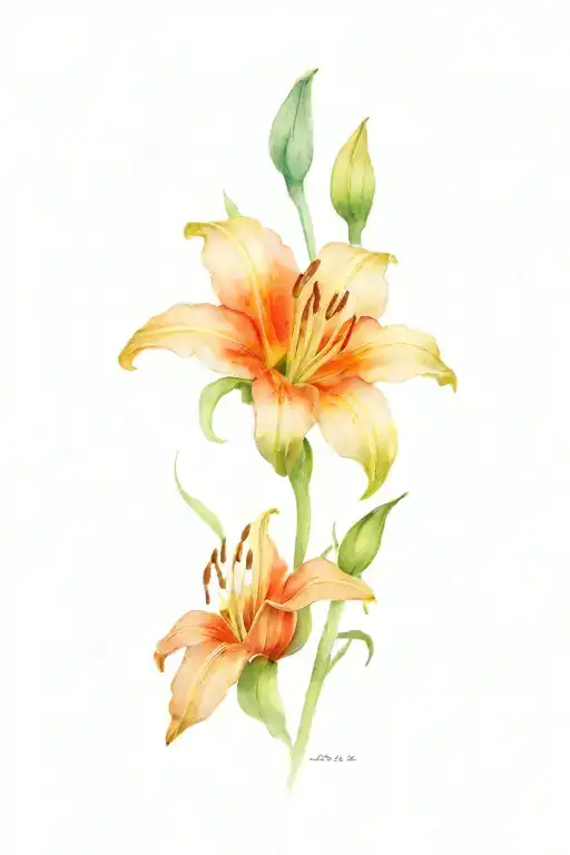 Prairie Lilly Flower Surrounded